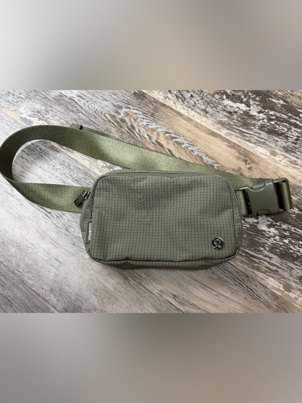 Lululemon Olive Green Crossbody Waist Bag